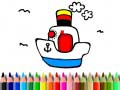 Spiel Back to School: Boat Coloring