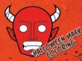 Spiel Halloween Mask Coloring Book