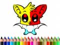 Spiel Cute Bat Coloring Book