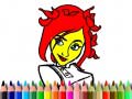 Spiel Back To School: Cute Girl Coloring