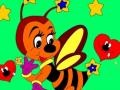 Spiel Kid`s coloring: Little bee