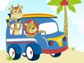 Spiel Cute Animals With Cars Difference