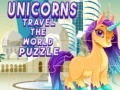 Spiel Unicorns Travel The World Puzzle