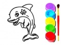 Spiel Dolphin Coloring Book