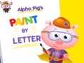 Spiel Alpha Pig's Paint By Letter