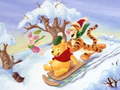 Spiel Winnie the Pooh Christmas Jigsaw Puzzle 2