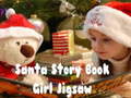 Spiel Santa Story Book Girl Jigsaw