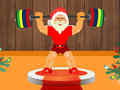 Spiel Santa Weightlifter