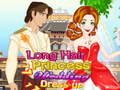 Spiel Long Hair Princess Wedding Dress up
