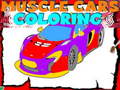 Spiel Muscle Cars Coloring