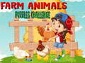 Spiel Farm Animals Puzzles Challenge