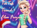 Spiel TikTok Trend: Elsa Frozen