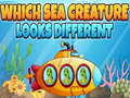 Spiel Which Sea Creature Looks Different