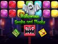 Spiel Halloween Snake and Blocks