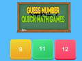 Spiel Guess number Quick math games