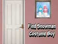 Spiel Find Snowman Costume Boy