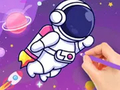 Spiel Coloring Book: Astronaut