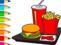 Spiel Coloring Book: Hamburger