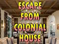 Spiel Escape From Colonial House