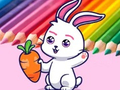Spiel Coloring Book: Rabbit Pull Up Carrot