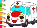 Spiel Coloring Book: Ambulance