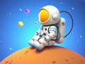 Spiel Coloring Book: Spaceman Sitting