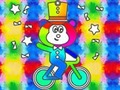 Spiel Coloring Book: Monkey Rides Unicycle