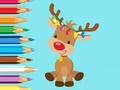 Spiel Coloring Book: Cute Christmas Reindee