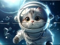 Spiel Jigsaw Puzzle: Astronaut-Cat