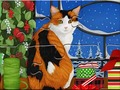 Spiel Jigsaw Puzzle: Christmas Cat