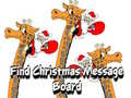 Spiel Find Christmas Message Board
