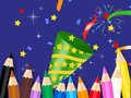 Spiel Coloring Book: Happy New Year