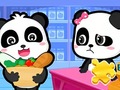Spiel Jigsaw Puzzle: Baby Panda Supermarket