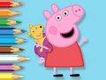 Spiel Coloring Book: Peppa With Toy Bear
