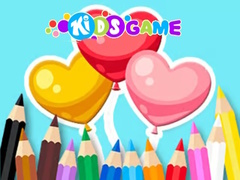 Spiel Coloring Book: Heart Balloons