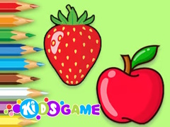Spiel Coloring Book: Apple And Strawberry