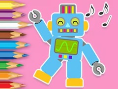 Spiel Coloring Book: Robot Dancing