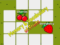 Spiel Memory & Vocabulary of Fruits