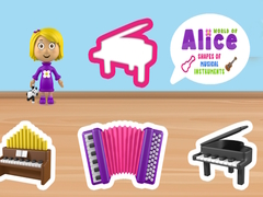 Spiel World of Alice Shapes of Musical Instruments