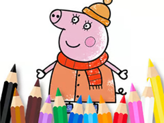 Spiel Coloring Book: Mommy Pig Winter