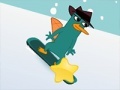 Spiel Perry The Platypus Snowboarding