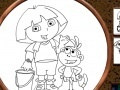 Spiel Dora Online Coloring
