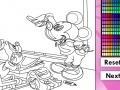 Spiel Mickey School Blackboard Online Coloring Game