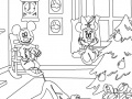 Spiel Mickey and Minnie Online Coloring Game