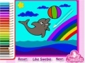 Spiel Cute Dolphin Coloring