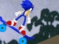 Spiel Sonic on the skateboard
