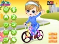 Spiel The Little Girl Learn Bicycle