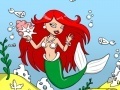 Spiel Mermaid Aquarium Coloring Game