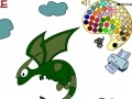 Spiel Dragon Battle Coloring