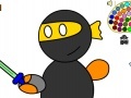 Spiel Mini ninja coloring